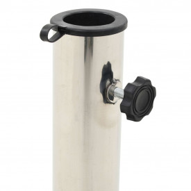 Suport umbrelă de soare, granit 20 kg, pătrat, negru - Img 2