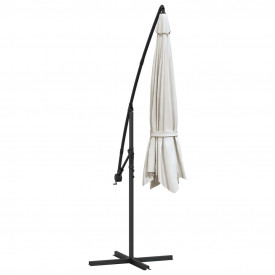 Umbrelă de soare, 3,5 m, alb nisip - Img 6