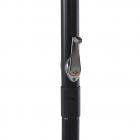 Umbrelă de soare exterior cu stâlp aluminiu, cărămiziu, 500 cm - Img 5