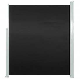 vidaXL Copertină laterală retractabilă, negru, 160 x 500 cm - Img 2