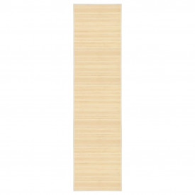 vidaXL Covor din bambus, natural, 80 x 300 cm