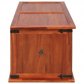 vidaXL Cufăr de depozitare, 79 x 34 x 32 cm, lemn masiv de salcâm - Img 3