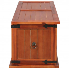 vidaXL Cufăr de depozitare, 90 x 45 x 40 cm, lemn masiv de salcâm - Img 3