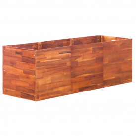 vidaXL Jardinieră de grădină, lemn de acacia, 150 x 50 x 50 cm