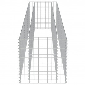 vidaXL Jardinieră gabion, oțel galvanizat, 270 x 50 x 50 cm - Img 6