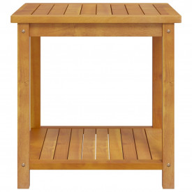 vidaXL Masă laterală, 45x45x45 cm, lemn solid de salcâm - Img 4