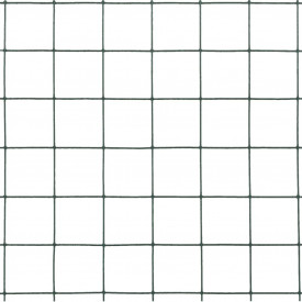 vidaXL Plasă de sârmă, verde, 25 x 1,5 m, oțel cu înveliș PVC, pătrat - Img 4