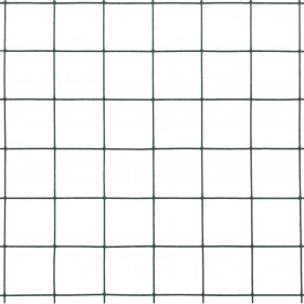 vidaXL Plasă de sârmă, verde, 25x0,5 m, oțel cu înveliș PVC, pătrat - Img 4