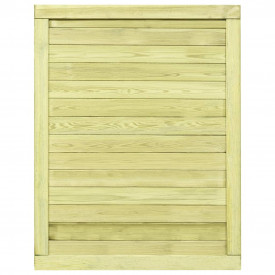 vidaXL Poartă de grădină, 125 x 100 cm, lemn de pin tratat, FSC - Img 3