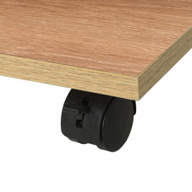vidaXL Raft cu rotile din PAL, 50 x 35 x 42 cm, stejar - Img 5