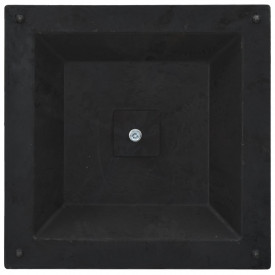 vidaXL Suport umbrelă de soare, bronz, 12 kg, polirășină, pătrat - Img 5