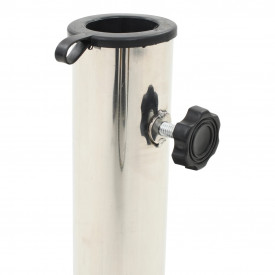 vidaXL Suport umbrelă de soare, granit 20 kg, rotund, negru - Img 2