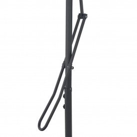 vidaXL Umbrelă soare de exterior, stâlp din oțel, antracit, 250x250 cm - Img 5