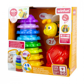 Winfun - Jucarie stivuieste si invata cu albina si florile- 0650 - Img 2