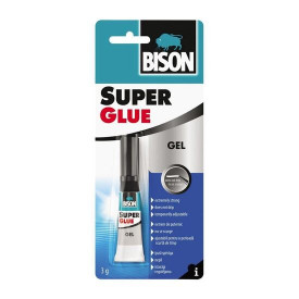 Adeziv instant cianoacrilat gel BISON Super Glue Gel, 3g blister - Img 2