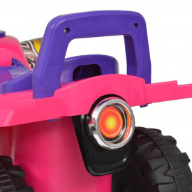 ATV de plimbare pentru copii cu sunet și lumină roz și violet - Img 6