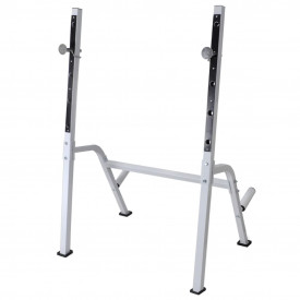 Bancă fitness cu rastel greutăți, set de haltere/gantere, 90 kg - Img 7