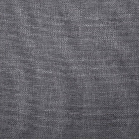 Bancă, gri deschis, 139,5 cm, poliester - Img 7