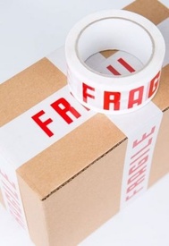 Banda adeziva personalizata "Fragil" - 6 role - Img 2