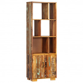 Bibliotecă, 60x35x180 cm, lemn masiv reciclat - Img 10