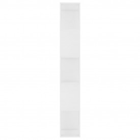 Bibliotecă/Separator cameră, alb, 45x24x159cm, PAL - Img 6