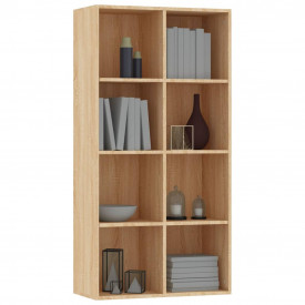 Bibliotecă/Servantă, stejar Sonoma, 66 x 30 x 130 cm, PAL - Img 3
