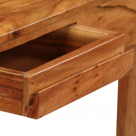 Birou de lucru cu sertare, lemn masiv, 88 x 50 x 90 cm - Img 7
