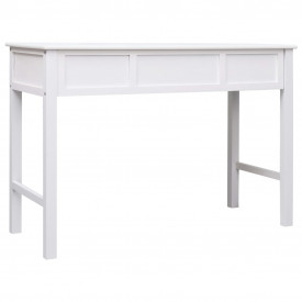 Birou de scris, alb, 110 x 45 x 76 cm, lemn - Img 5