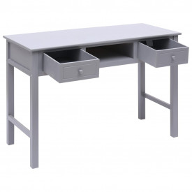 Birou de scris, gri, 110 x 45 x 76 cm, lemn - Img 3