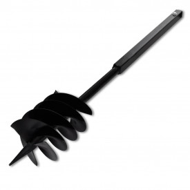 Burghiu manual găuri în pământ 180 mm cu tub prelungitor 5 m - Img 4