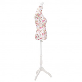 Bust croitorie damă din bumbac cu imprimeu floral - Img 3