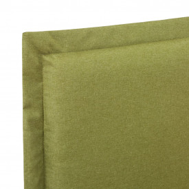 Cadru de pat, verde, 140 x 200 cm, material textil - Img 5