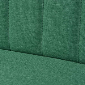 Canapea cu material textil, 117 x 55,5 x 77 cm, verde - Img 3