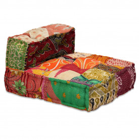 Canapea pat modulară cu 4 locuri Textil Model Petice - Img 8