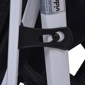 Cărucior pentru copii 3-în-1, aluminiu, roșu și negru