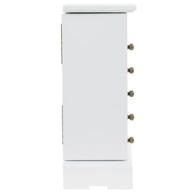 Casetă de bijuterii cu oglindă, din MDF, 25 x 13,5 x 34 cm - Img 3