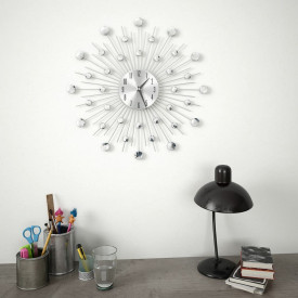 Ceas de perete, mecanism cuarț, 50 cm, design modern - Img 2