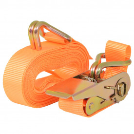 Chingi fixare cu clichet, 4 buc 0,8 tone 6m x 25mm, portocaliu - Img 2