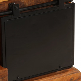 Comodă TV, 110x30x45 cm, lemn masiv reciclat - Img 9