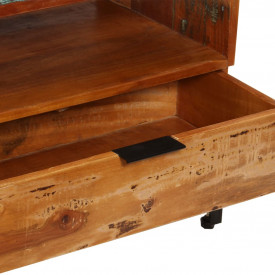 Comodă TV, 118 x 35 x 45 cm, lemn masiv reciclat - Img 4