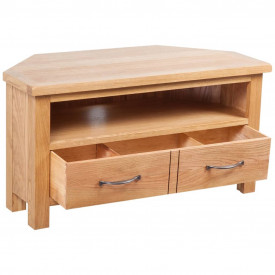 Comodă TV cu sertar 88 x 42 x 46 cm, stejar - Img 3