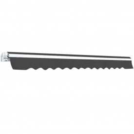 Copertină pliabilă cu acționare manuală, 400 cm, antracit - Img 3