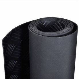 Covor de cauciuc anti-alunecare, 1,5x2 m, 3 mm, pătrat striat - Img 3