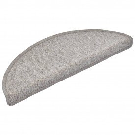 Covorașe de scări, 15 buc, gri taupe, 65 x 24 x 4 cm - Img 2