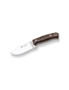 Cutit Joker Montes Outdoor, maner lemn de nuc, cu teaca piele - Img 2