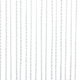 Draperii cu franjuri, 2 buc., 140 x 250 cm, alb - Img 3