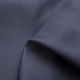 Draperii opace cu inele metalice 2 buc., antracit, 140 x 245 cm - Img 3