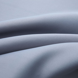 Draperii opace cu inele metalice, 2 buc., gri, 140 x 245 cm - Img 4