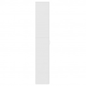 Dulap de birou, alb, 60x32x190 cm, PAL - Img 7