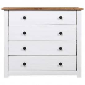 Dulap lateral, alb, 80 x 40 x 73 cm, gama pin de Panama - Img 2